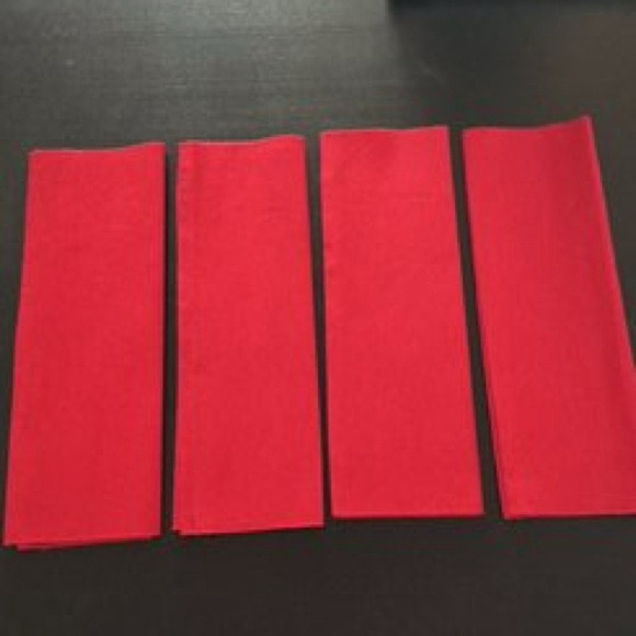 Red IKEA Placemats (set of 4) - Picture 2 of 5